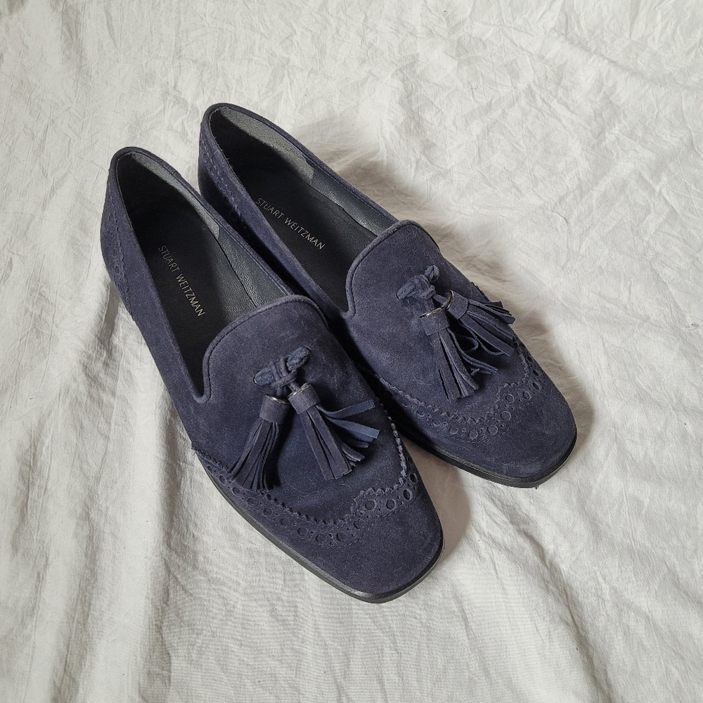 Stuart Weitzman Suede Loafers
